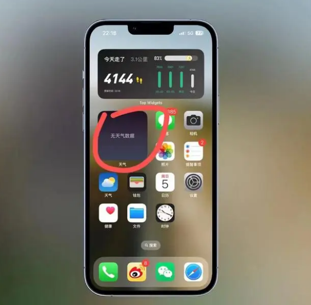 江南苹果手机维修分享:iOS16主屏幕天气小组件无法正常工作怎么办？ 