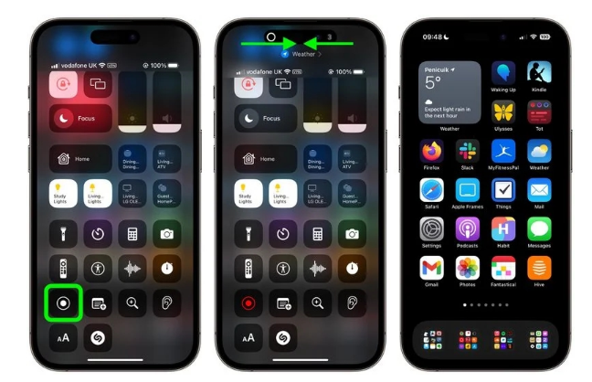 江南苹果手机维修分享iPhone14录屏如何隐藏灵动岛和红色指示器 
