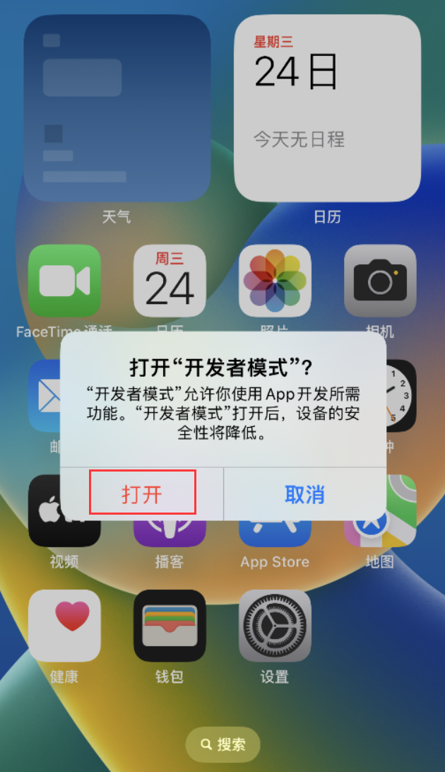 江南苹果手机维修分享如何打开开发者模式 