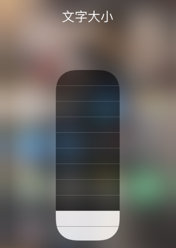江南苹果手机维修分享小技巧：在 iPhone 控制中心快速调节字体大小 