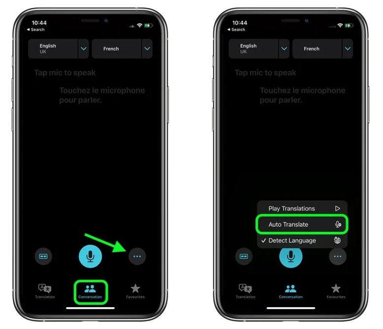 江南苹果手机维修分享iOS 15 “翻译” App 新改进 