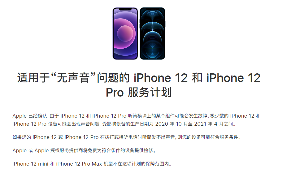 江南苹果手机维修分享iPhone 12/Pro 拨打或接听电话时无声音怎么办 